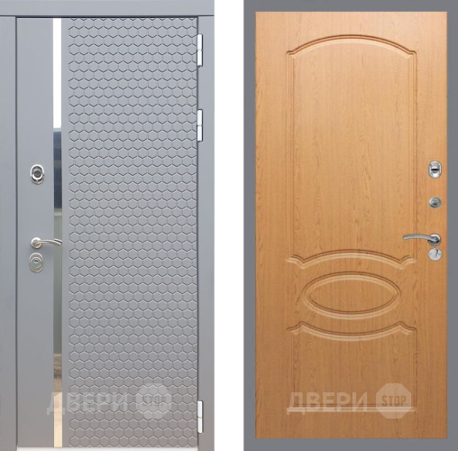 Входная металлическая Дверь Рекс (REX) 24 FL-128 Дуб в Пущино