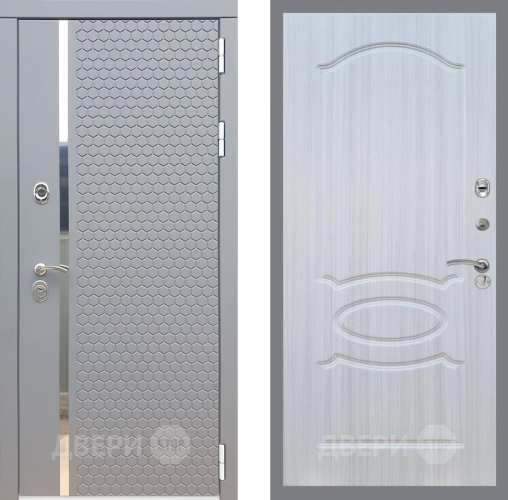 Входная металлическая Дверь Рекс (REX) 24 FL-128 Сандал белый в Пущино
