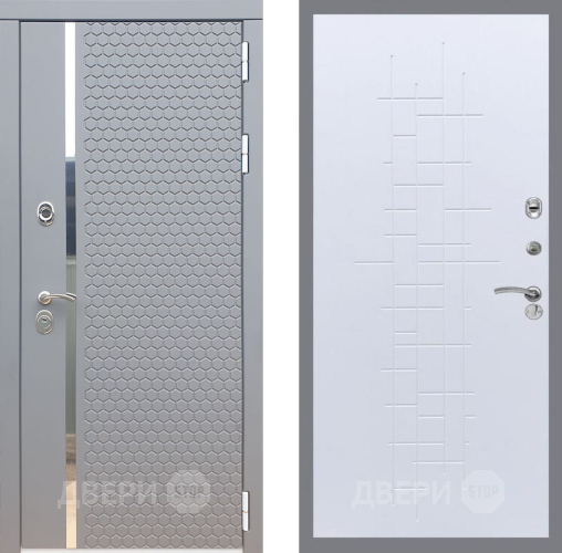 Входная металлическая Дверь Рекс (REX) 24 FL-289 Белый ясень в Пущино