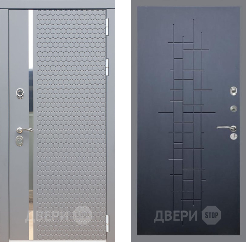 Входная металлическая Дверь Рекс (REX) 24 FL-289 Ясень черный в Пущино