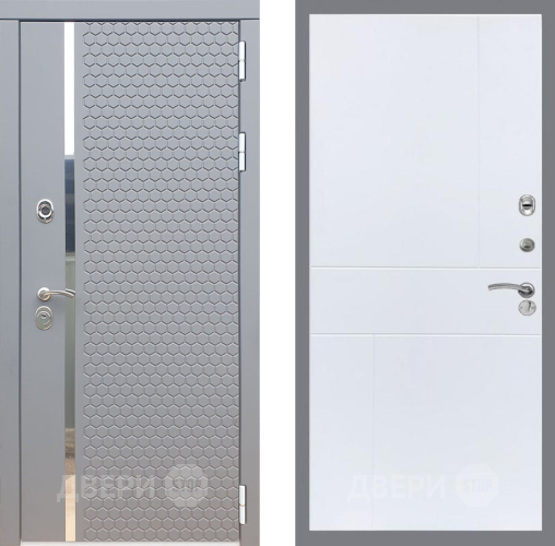 Входная металлическая Дверь Рекс (REX) 24 FL-290 Силк Сноу в Пущино