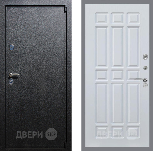 Входная металлическая Дверь Рекс (REX) 3 FL-33 Белый ясень в Пущино