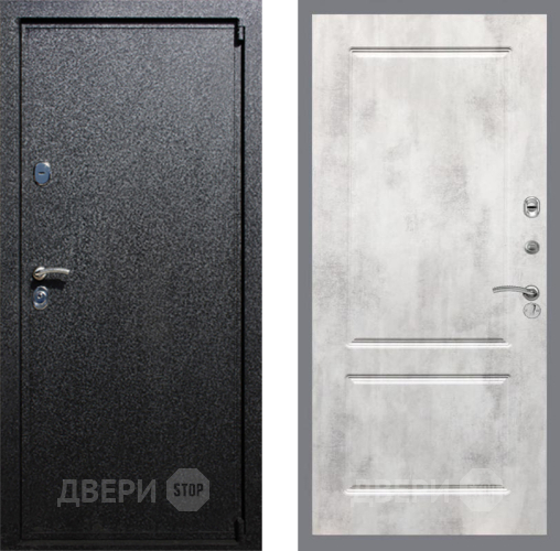 Входная металлическая Дверь Рекс (REX) 3 FL-117 Бетон светлый в Пущино