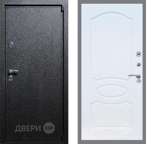 Входная металлическая Дверь Рекс (REX) 3 FL-128 Белый ясень в Пущино