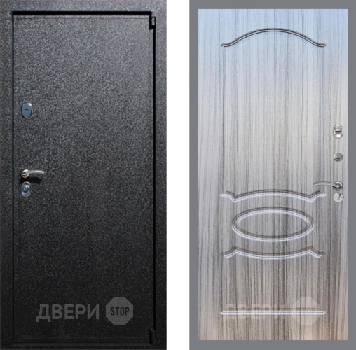 Входная металлическая Дверь Рекс (REX) 3 FL-128 Сандал грей в Пущино