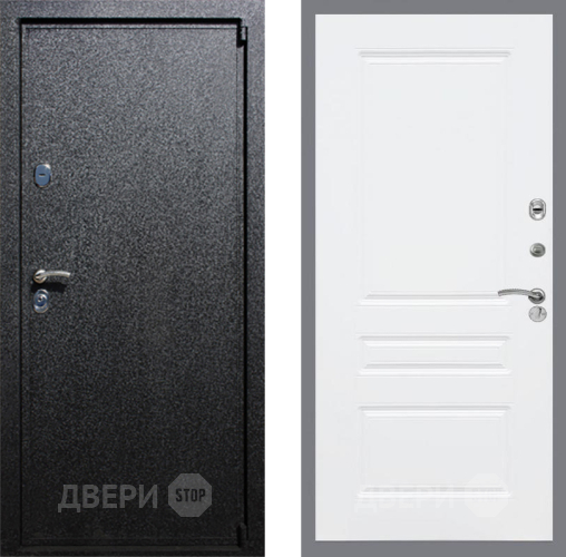 Входная металлическая Дверь Рекс (REX) 3 FL-243 Силк Сноу в Пущино