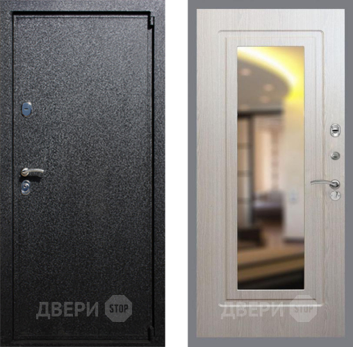 Входная металлическая Дверь Рекс (REX) 3 FLZ-120 Беленый дуб в Пущино