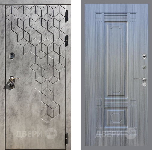 Входная металлическая Дверь Рекс (REX) 23 FL-2 Сандал грей в Пущино