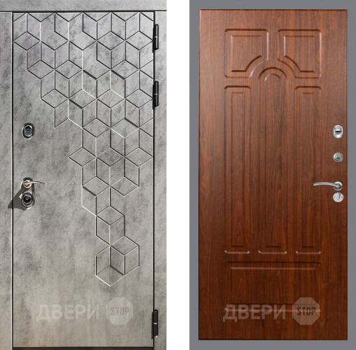 Входная металлическая Дверь Рекс (REX) 23 FL-58 Морёная берёза в Пущино