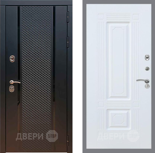 Входная металлическая Дверь Рекс (REX) 25 FL-2 Силк Сноу в Пущино