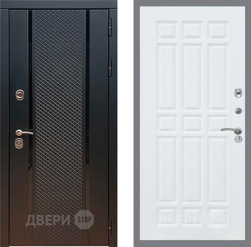 Входная металлическая Дверь Рекс (REX) 25 FL-33 Силк Сноу в Пущино