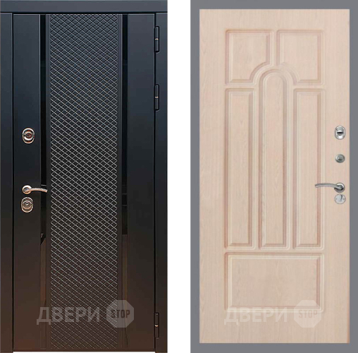 Входная металлическая Дверь Рекс (REX) 25 FL-58 Беленый дуб в Пущино