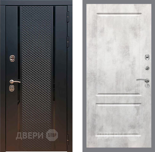 Входная металлическая Дверь Рекс (REX) 25 FL-117 Бетон светлый в Пущино