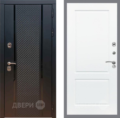 Входная металлическая Дверь Рекс (REX) 25 FL-117 Силк Сноу в Пущино