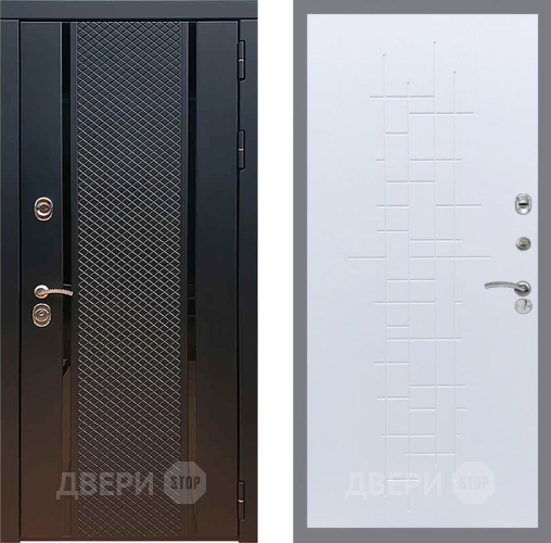 Входная металлическая Дверь Рекс (REX) 25 FL-289 Белый ясень в Пущино
