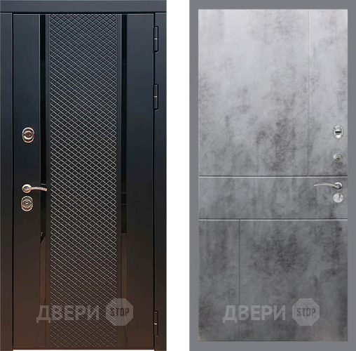 Входная металлическая Дверь Рекс (REX) 25 FL-290 Бетон темный в Пущино