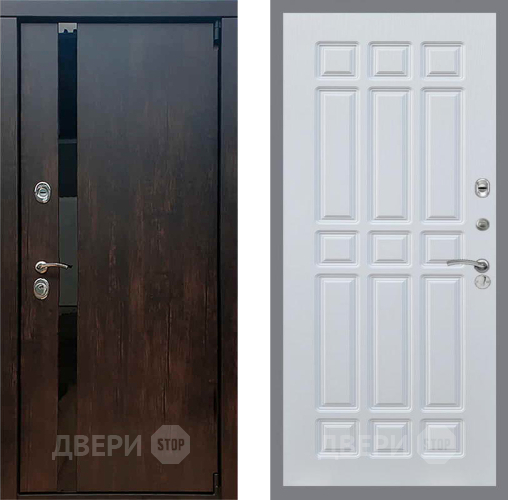 Входная металлическая Дверь Рекс (REX) 26 FL-33 Белый ясень в Пущино