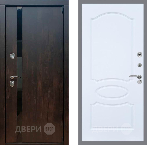 Входная металлическая Дверь Рекс (REX) 26 FL-128 Силк Сноу в Пущино
