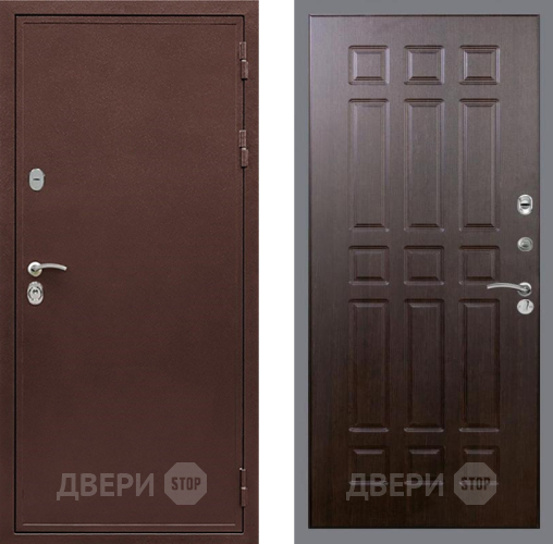 Входная металлическая Дверь Рекс (REX) 5 металл 3 мм FL-33 Венге в Пущино