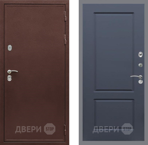 Входная металлическая Дверь Рекс (REX) 5 металл 3 мм FL-117 Силк титан в Пущино
