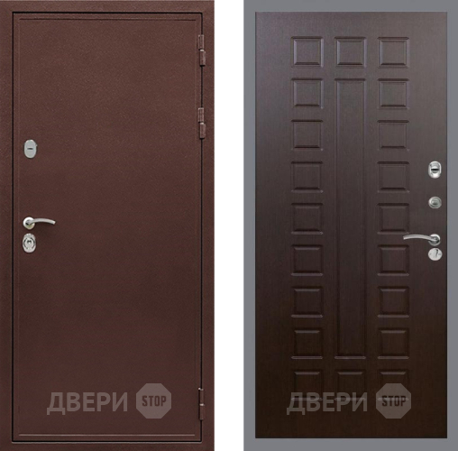 Входная металлическая Дверь Рекс (REX) 5 металл 3 мм FL-183 Венге в Пущино