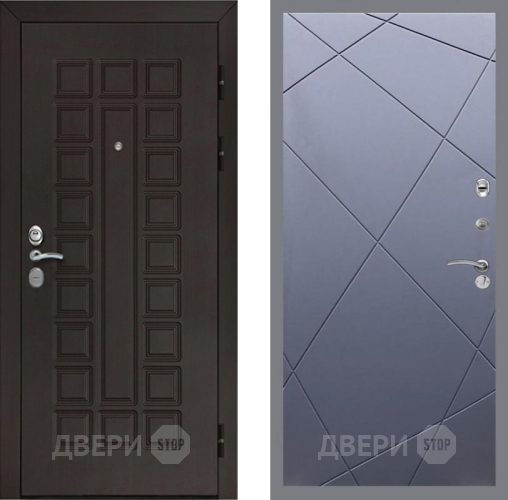 Входная металлическая Дверь Рекс (REX) Сенатор Cisa FL-291 Силк титан в Пущино