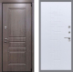 Входная металлическая Дверь Рекс (REX) Пренмиум-S FL-289 Белый ясень в Пущино