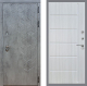 Входная металлическая Дверь Стоп БЕТОН ФЛ-102 Сандал белый в Пущино