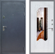 Входная металлическая Дверь Стоп СИЛЬВЕР ЗкркалоФЛ-147 Ясень белый в Пущино