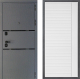 Входная металлическая Дверь Дверной континент Диамант Дизайн ФЛ-757 Белое Стекло Софт милк в Пущино