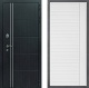 Входная металлическая Дверь Дверной континент Теплолюкс Дизайн ФЛ-757 Белое Стекло Софт милк в Пущино