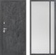 Входная металлическая Дверь Дверной континент ДК-3/713 ФЛ-757 Черное Стекло Софт милк в Пущино