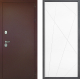 Дверь Дверной континент Рубикон Медь Дизайн ФЛ-655 Белый софт в Пущино