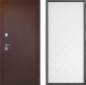 Входная металлическая Дверь Дверной континент Рубикон Медь Дизайн ФЛ-Тиффани Белый софт в Пущино