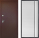 Входная металлическая Дверь Дверной континент Рубикон Медь Дизайн ФЛ-757 Черное Стекло Софт милк в Пущино