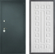 Входная металлическая Дверь Дверной континент Рубикон Серебро Дизайн ФЛ-183 Сандал белый в Пущино