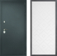 Входная металлическая Дверь Дверной континент Рубикон Серебро Дизайн ФЛ-Тиффани Белый софт в Пущино