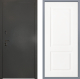 Дверь Заводские двери Эталон 3к антик серебро Доррен Белый софт в Пущино