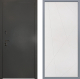 Дверь Заводские двери Эталон 3к антик серебро Флитта Белый софт в Пущино