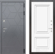 Входная металлическая Дверь Лабиринт (LABIRINT) Cosmo 26 Белый (RAL-9003) в Пущино
