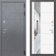 Входная металлическая Дверь Лабиринт (LABIRINT) Cosmo Зеркало 19 Белый софт в Пущино
