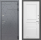 Входная металлическая Дверь Лабиринт (LABIRINT) Cosmo 03 Белый софт в Пущино