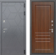 Входная металлическая Дверь Лабиринт (LABIRINT) Cosmo 03 Орех бренди в Пущино