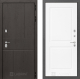 Входная металлическая Дверь Лабиринт (LABIRINT) Urban 11 Белый софт в Пущино