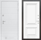 Входная металлическая Дверь Лабиринт (LABIRINT) Трендо 26 Белый (RAL-9003) в Пущино