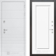 Входная металлическая Дверь Лабиринт (LABIRINT) Трендо 27 Белый (RAL-9003) в Пущино