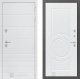 Входная металлическая Дверь Лабиринт (LABIRINT) Трендо 23 Белый софт в Пущино