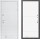 Входная металлическая Дверь Лабиринт (LABIRINT) Трендо 13 Белый софт в Пущино