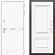 Входная металлическая Дверь Лабиринт (LABIRINT) Лайн White 26 Белый (RAL-9003) в Пущино