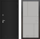Входная металлическая Дверь Лабиринт (LABIRINT) Classic шагрень черная 21 Грей софт в Пущино